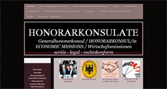 Desktop Screenshot of honorarkonsulate.com